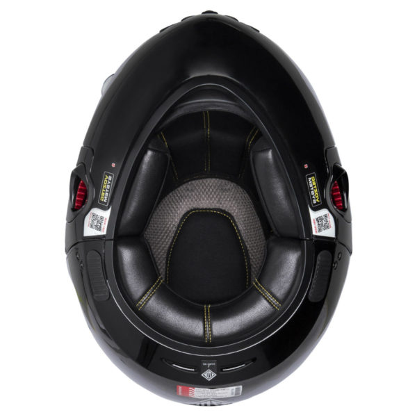 Vozz Revolutionary Strapless Clam-Shell Rear Entry Motorcycle Helmet